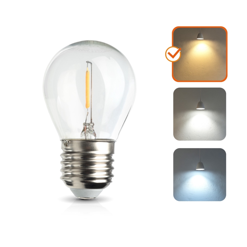 Lâmpada LED 1xE27/1,3W/230V 3000K