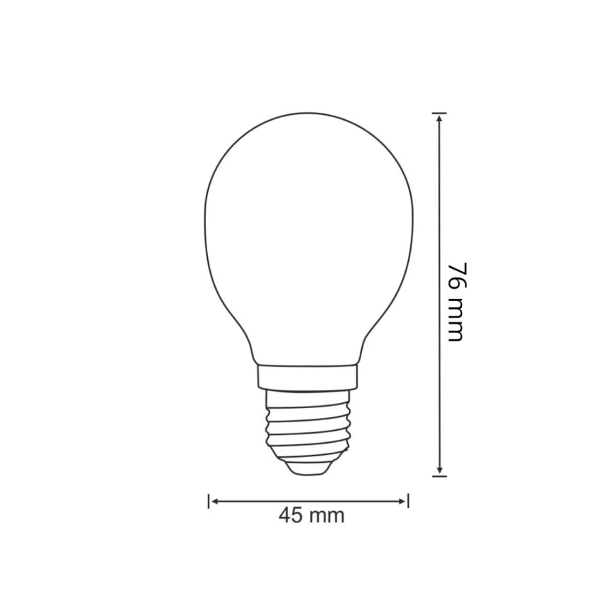 Lâmpada LED 1xE27/2,5W/230V 3000K