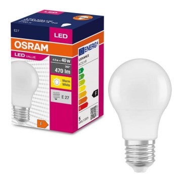 Lâmpada LED A40 E14/4,9W/230V 2700K - Osram