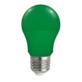 Lâmpada LED A50 E27/4,9W/230V verde