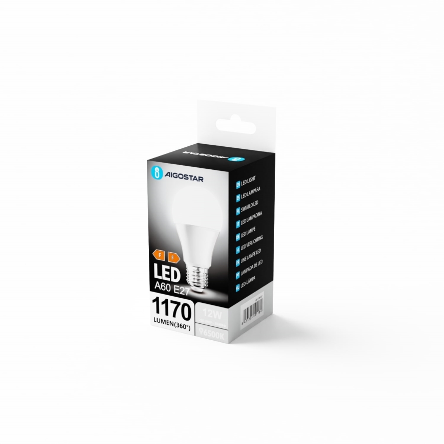 Lâmpada LED A60 E27/12W/230V 6500K - Aigostar
