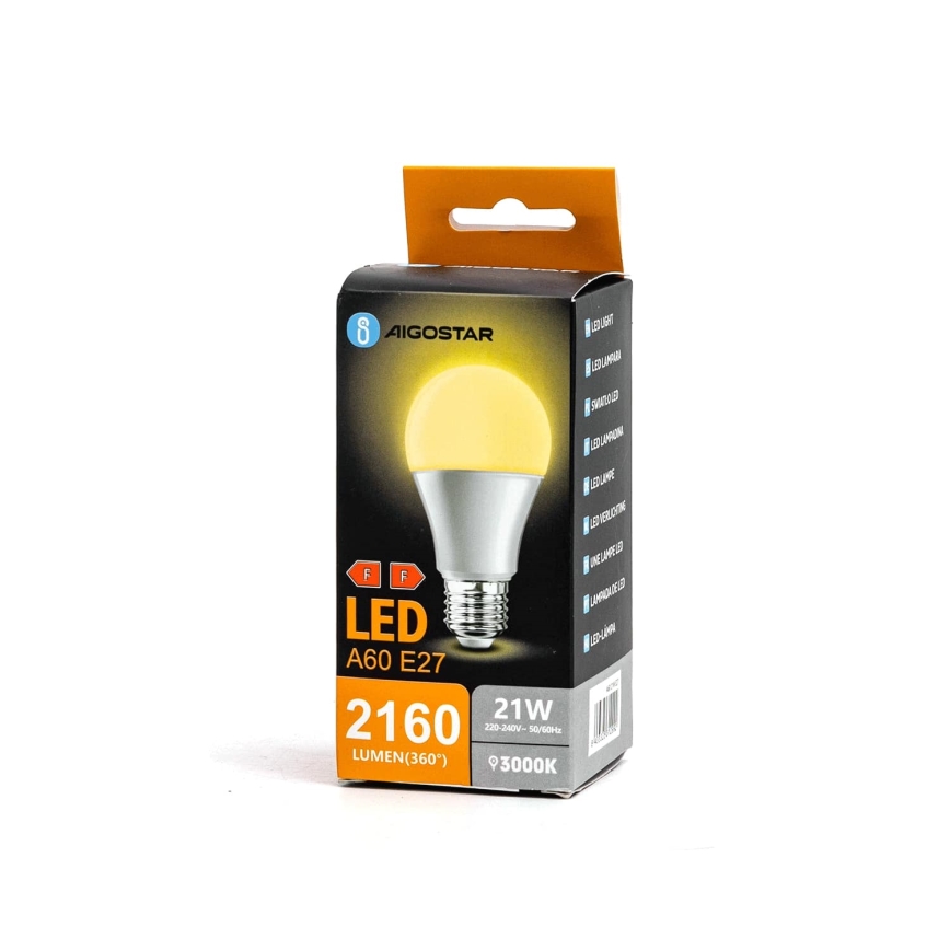 Lâmpada LED A60 E27/21W/230V 3000K - Aigostar