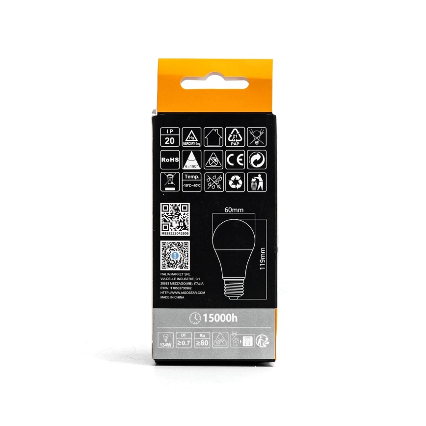 Lâmpada LED A60 E27/21W/230V 3000K - Aigostar