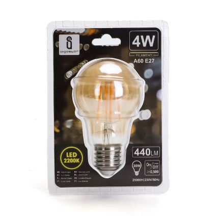 Lâmpada LED A60 E27/4W/230V 2200K - Aigostar