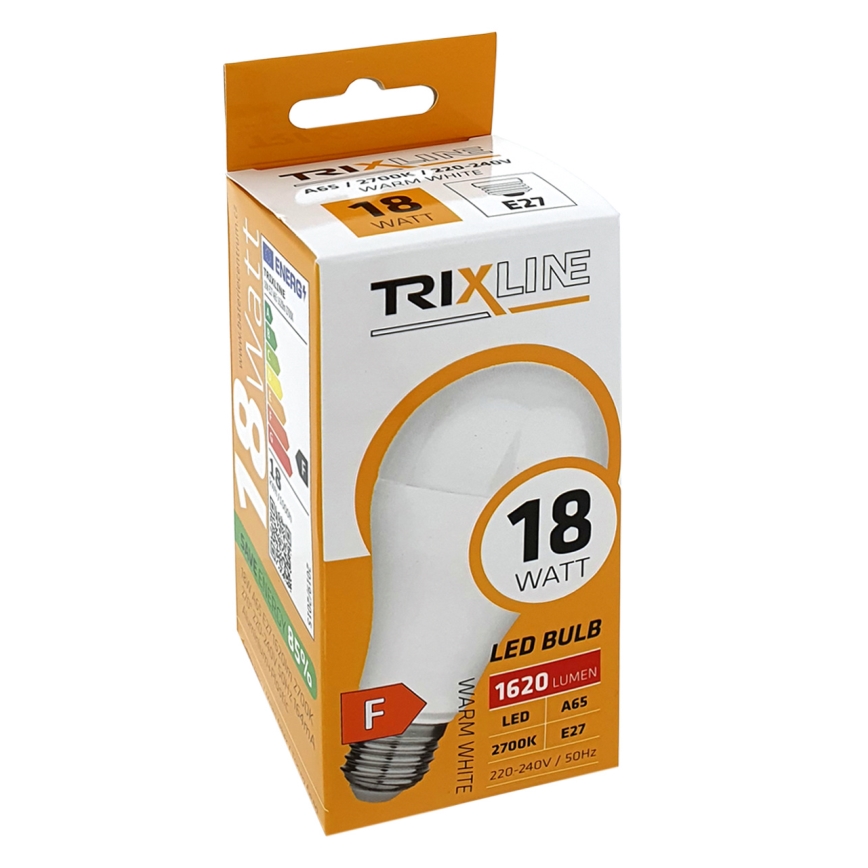 Lâmpada LED A65 E27/18W/230V 2700K