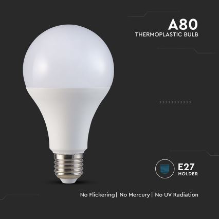 Lâmpada LED A80 E27/20W/230V 6500K