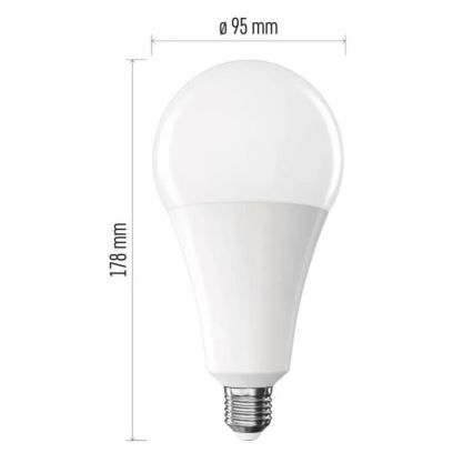 Lâmpada LED A95 E27/28W/230V 2700K