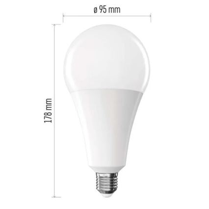 Lâmpada LED A95 E27/28W/230V 4000K