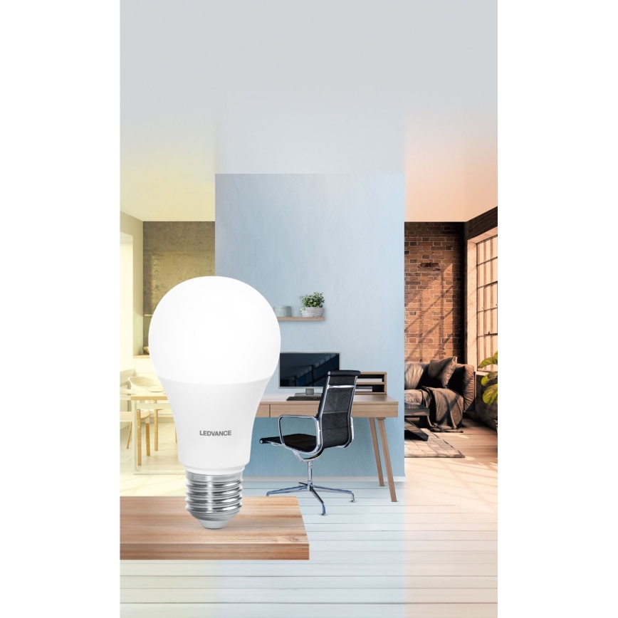 Lâmpada LED antibacteriana regulável A40 E27/9W/230V Wi-Fi - Ledvance