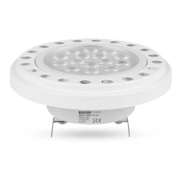 Lâmpada LED AR111 G53/12W/12V 3000K branco 30°