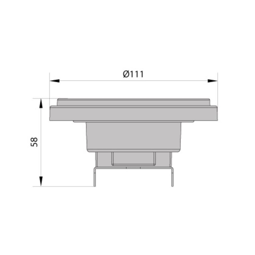 Lâmpada LED AR111 G53/12W/12V 4000K