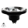 Lâmpada LED AR111 GU10/12W/230V 3000K 15° preto