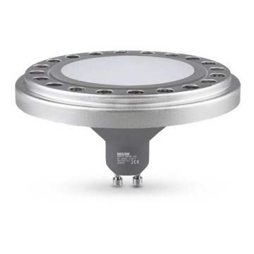 Lâmpada LED AR111 GU10/12W/230V 3000K prateado 120°