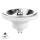Lâmpada LED AR111 GU10/12W/230V 4000K 45° branco