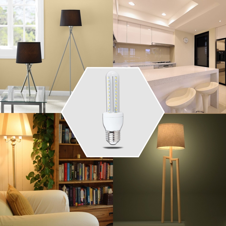 Lâmpada LED B5 E27/8W/230V 3000K - Aigostar