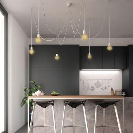 Lâmpada LED BRANCA COM FILAMENTO A60 E27/7,5W/230V 3000K
