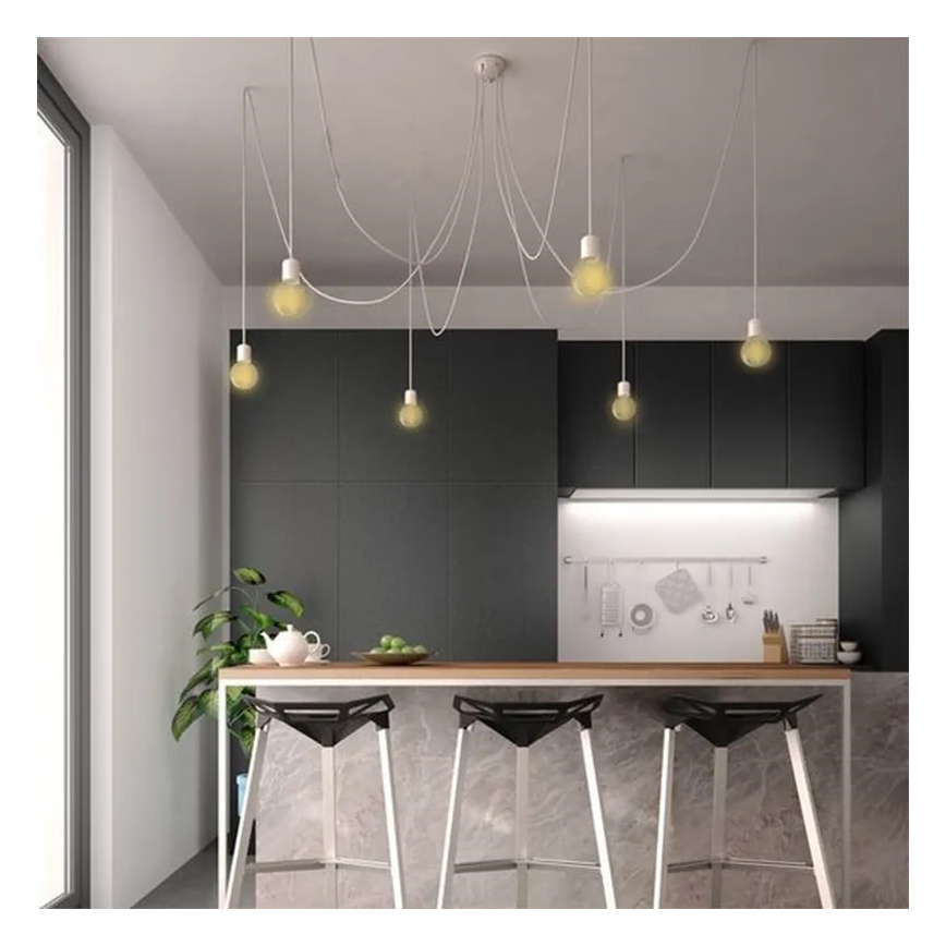 Lâmpada LED BRANCA COM FILAMENTO A60 E27/7,5W/230V 3000K