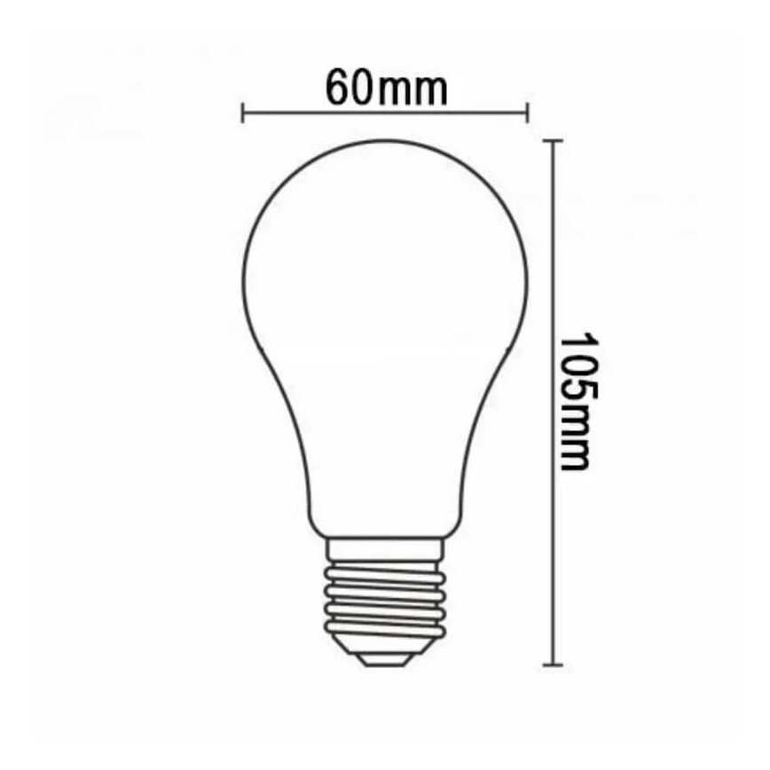 Lâmpada LED BRANCA COM FILAMENTO A60 E27/7,5W/230V 3000K