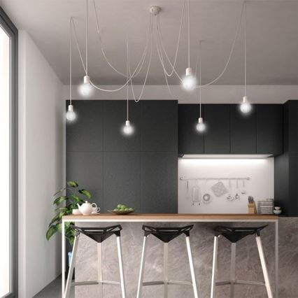 Lâmpada LED BRANCA COM FILAMENTO A60 E27/9W/230V 4000K