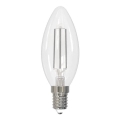 Lâmpada LED BRANCA COM FILAMENTO C35 E14/4,5W/230V 3000K