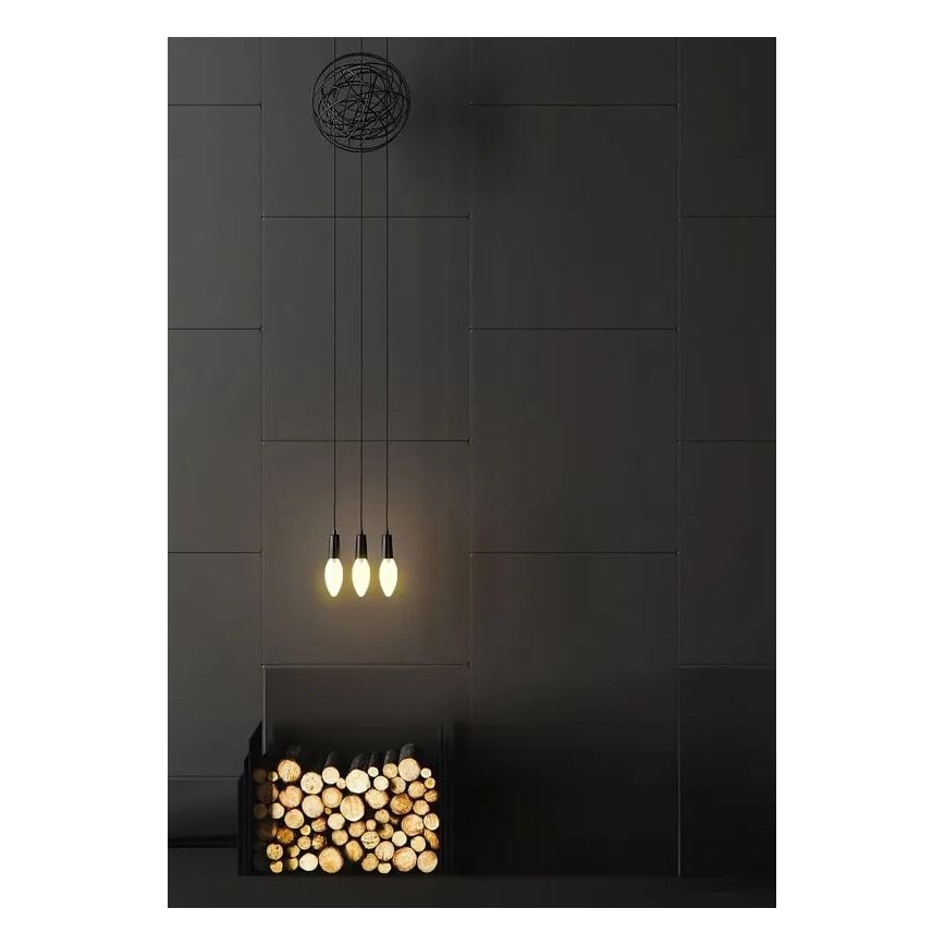 Lâmpada LED BRANCA COM FILAMENTO C35 E14/4,5W/230V 3000K