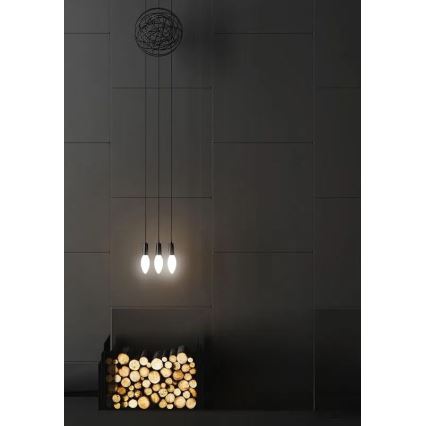 Lâmpada LED BRANCA COM FILAMENTO C35 E14/4,5W/230V 4000K