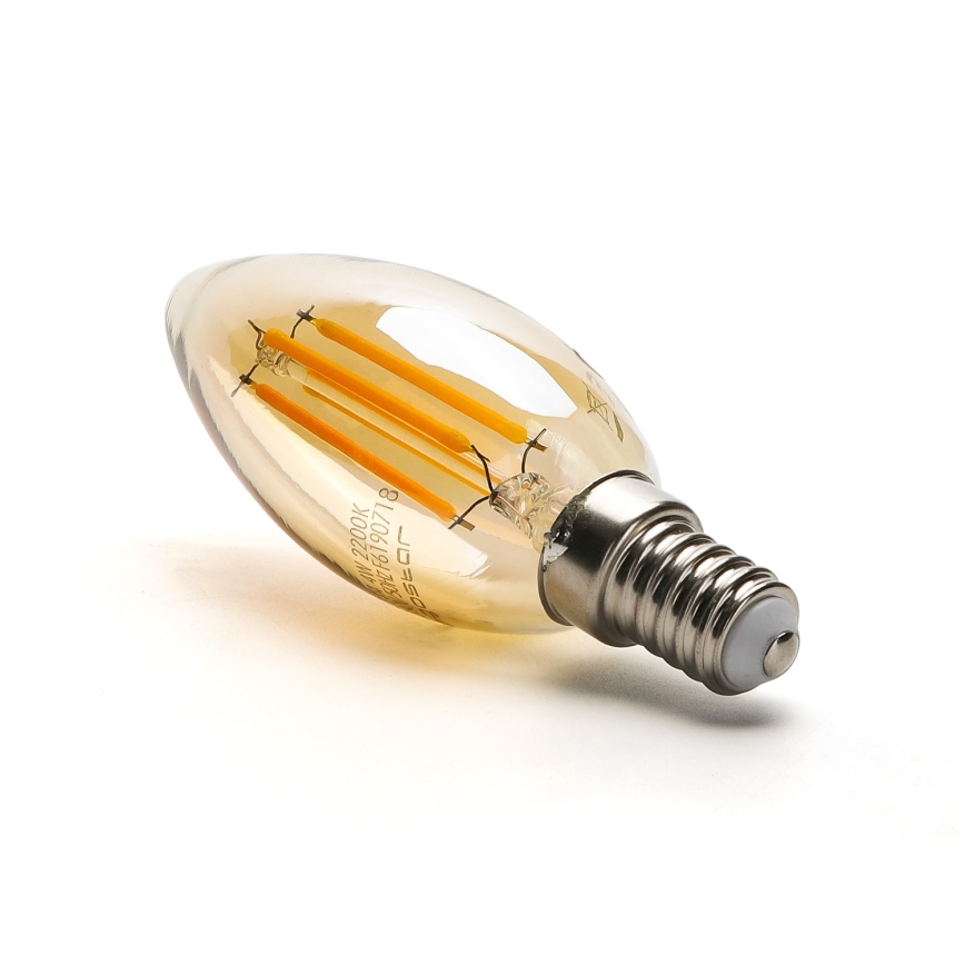 Lâmpada LED C35 E14/4W/230V 2200K - Aigostar