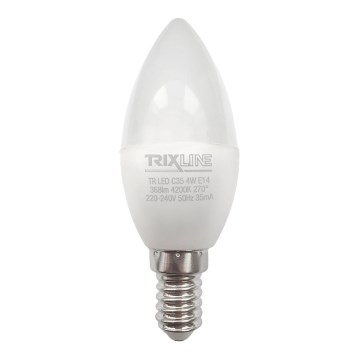 Lâmpada LED C35 E14/4W/230V 4200K