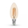 Lâmpada LED CLASIC AMBER C35 E14/5W/230V 2200K -  Brilagi