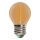 Lâmpada LED CLASIC AMBER G45 E27/4W/230V 2200K -  Brilagi