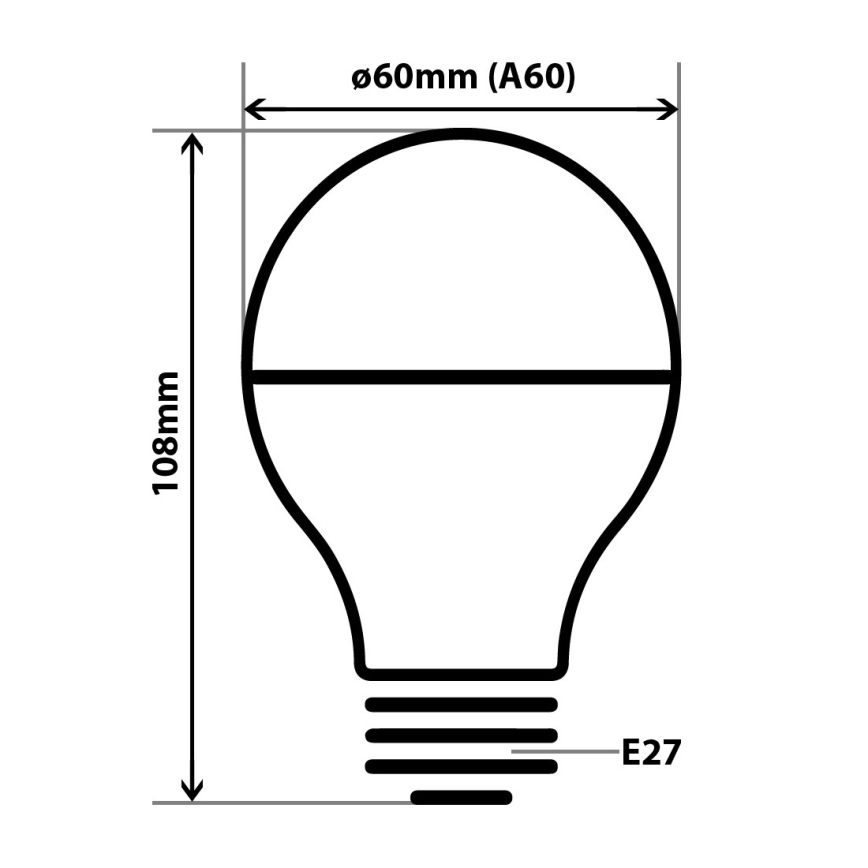 Lâmpada LED com casquilho esférico espelhado DECOR MIRROR A60 E27/8W/230V dourada