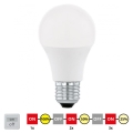 Lâmpada LED com regulação A60 E27/10W/230V 3000K - STEPDIMMING - Eglo 79184