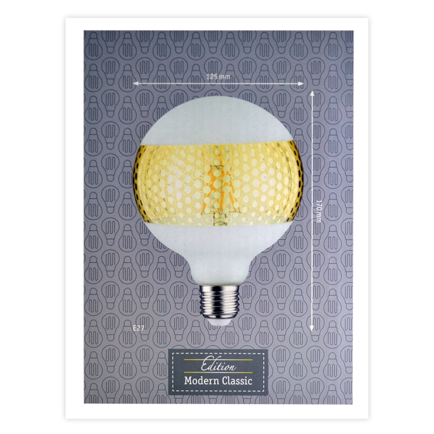 Lâmpada LED com regulação CLASSIC G125 E27/4,5W/230V 2500K - Paulmann 28770