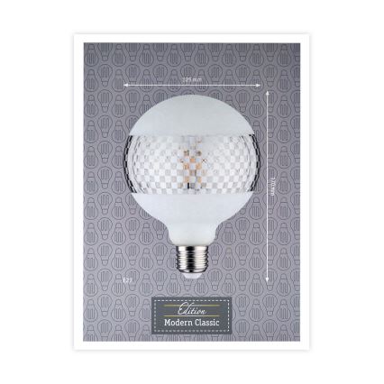 Lâmpada LED com regulação CLASSIC G125 E27/4,5W/230V 2600K - Paulmann 28742