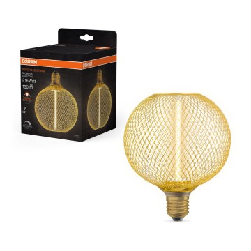Lâmpada LED com regulação DECOR  FILAMENT G125 E27/3,5W/230V 1800K dourado - Osram