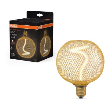 Lâmpada LED com regulação DECOR FILAMENT G125 E27/3,5W/230V 1800K dourado - Osram