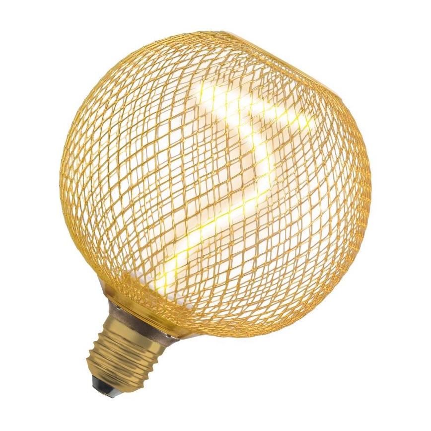 Lâmpada LED com regulação DECOR FILAMENT G125 E27/3,5W/230V 1800K dourado - Osram
