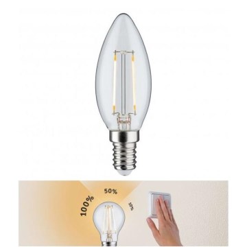 Lâmpada LED com regulação E14/2,5W/230V 2700K - Paulmann 28572