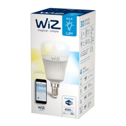 Lâmpada LED com regulação E14/6,5W/230V 2700-6500K Wi-Fi - WiZ
