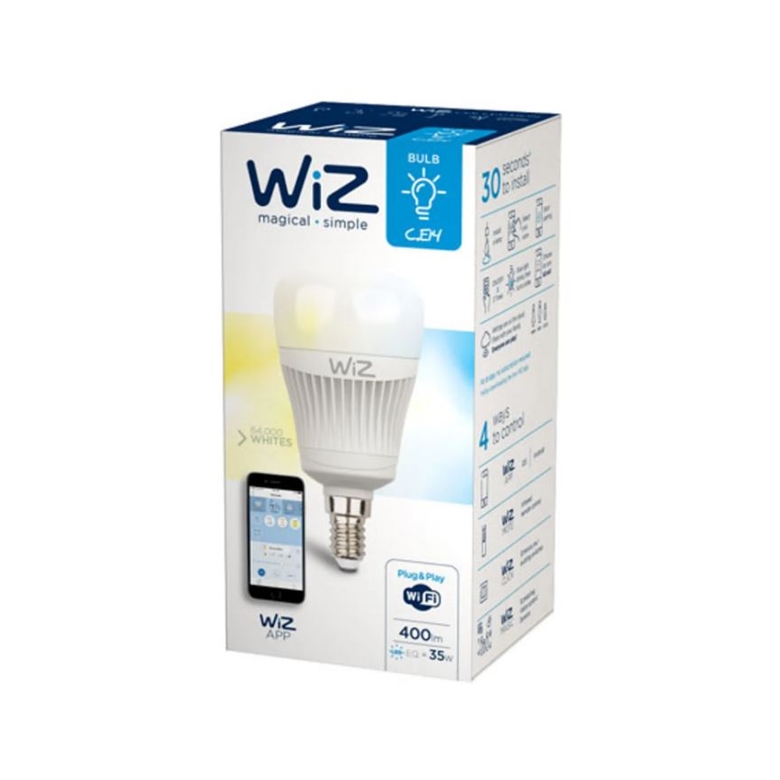 Lâmpada LED com regulação E14/6,5W/230V 2700-6500K Wi-Fi - WiZ