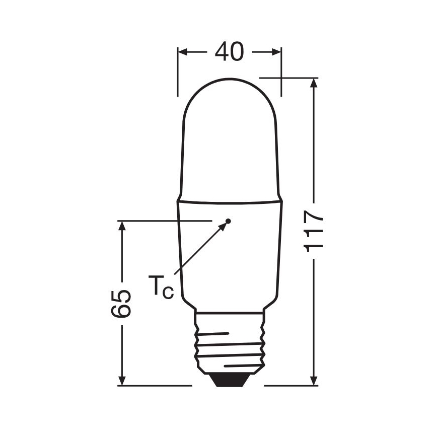 Lâmpada LED com regulação E27/11W/230V 2700K CRI 90 - Osram
