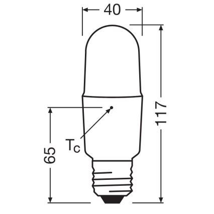 Lâmpada LED com regulação E27/11W/230V 6500K CRI 90 - Osram