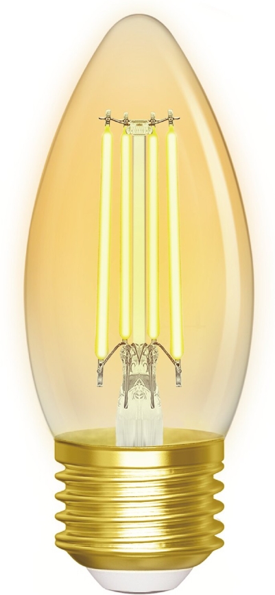 Lâmpada LED com regulação FILAMENT C35 E27/4,5W/230V 2700-6500K Wi-Fi - Aigostar