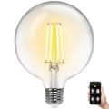 Lâmpada LED com regulação FILAMENT G125 E27/6W/230V 2700-6500K Wi-Fi - Aigostar