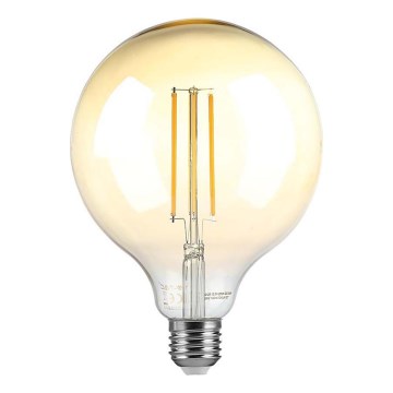 Lâmpada LED com regulação FILAMENT G125 E27/8W/230V 2200K
