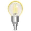 Lâmpada LED com regulação FILAMENT G45 E14/4,5W/230V 2700-6500K Wi-Fi - Aigostar