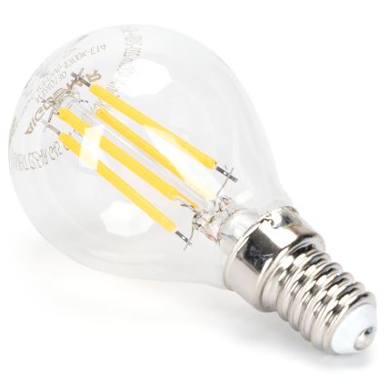 Lâmpada LED com regulação FILAMENT G45 E14/4W/230V 2700K - Aigostar