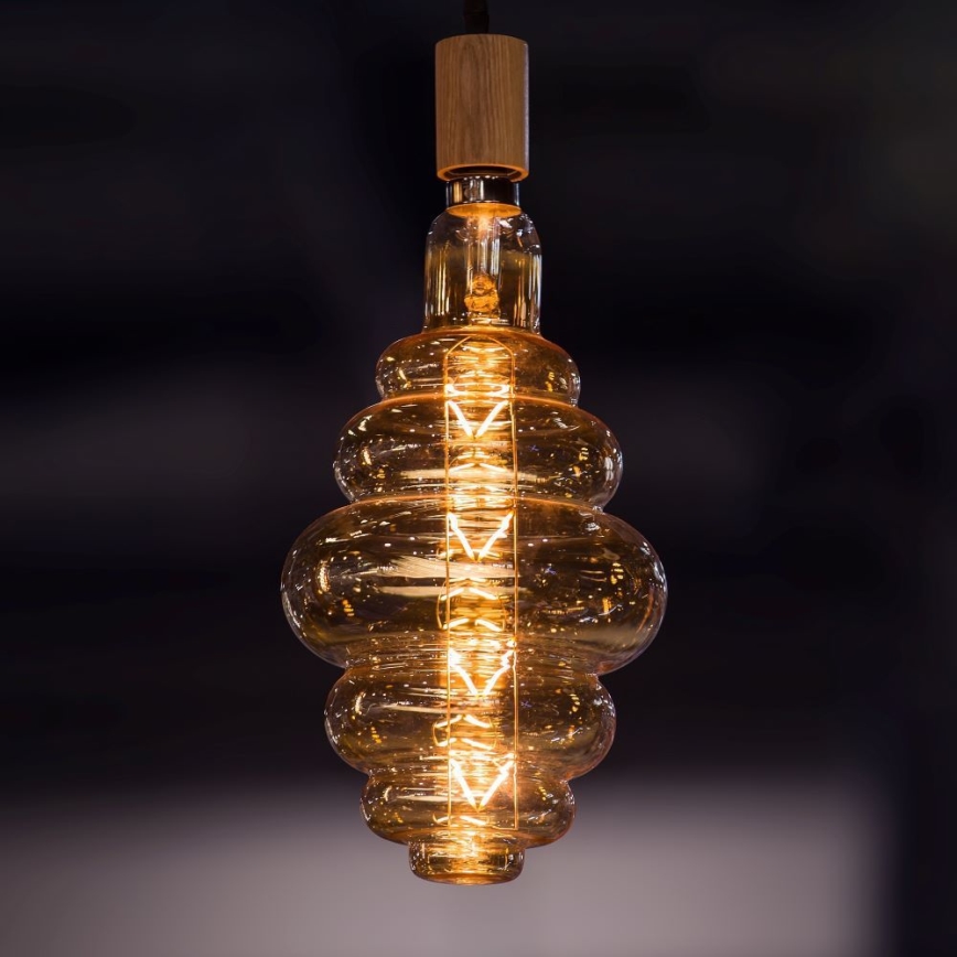 Lâmpada LED com regulação FILAMENT S200 E27/8W/230V 1800K