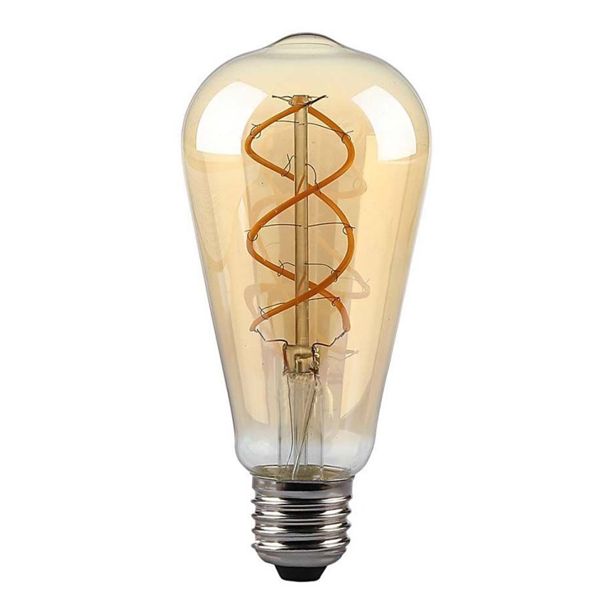 Lâmpada LED com regulação FILAMENT ST64 E27/4,8W/230V 1800K