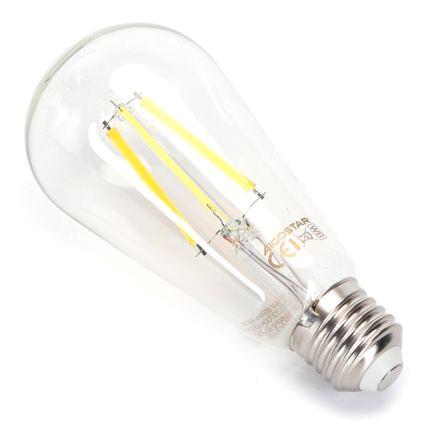 Lâmpada LED com regulação FILAMENT ST64 E27/6W/230V 2700-6500K Wi-Fi - Aigostar